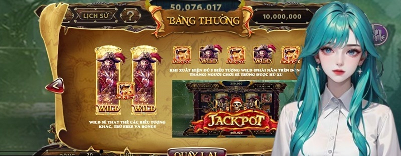 Cách chơi game nổ hũ Pirate King Kubet